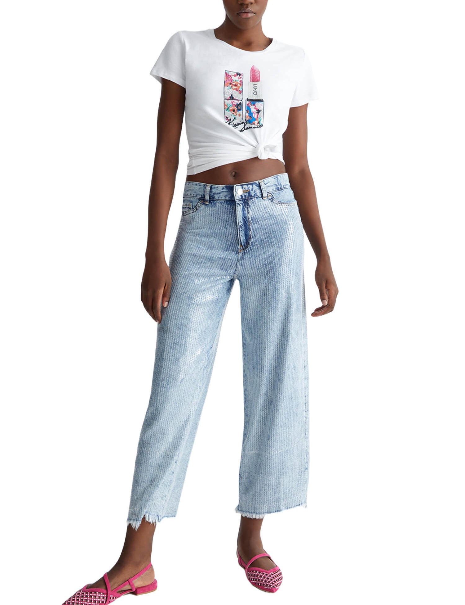 T-shirt Bianco Liu-jo