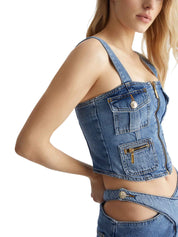 Top e canotte Blu Liu-jo