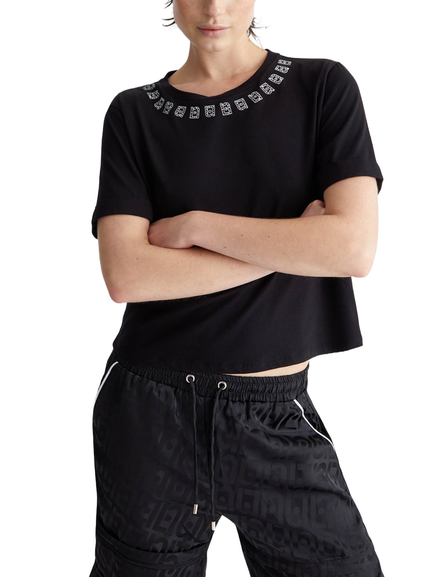 T-shirt Nero Liu-jo