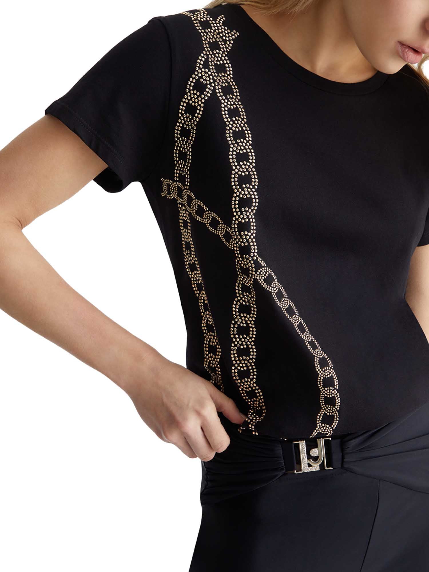 T-shirt Nero Liu-jo