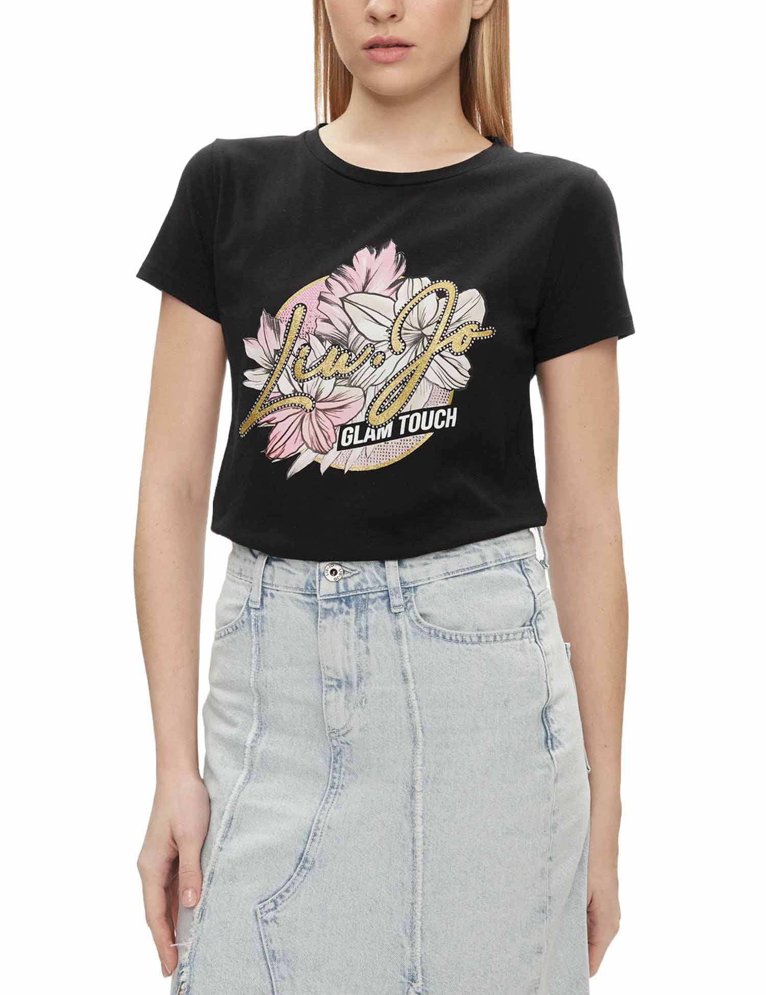T-shirt Nero Liu-jo