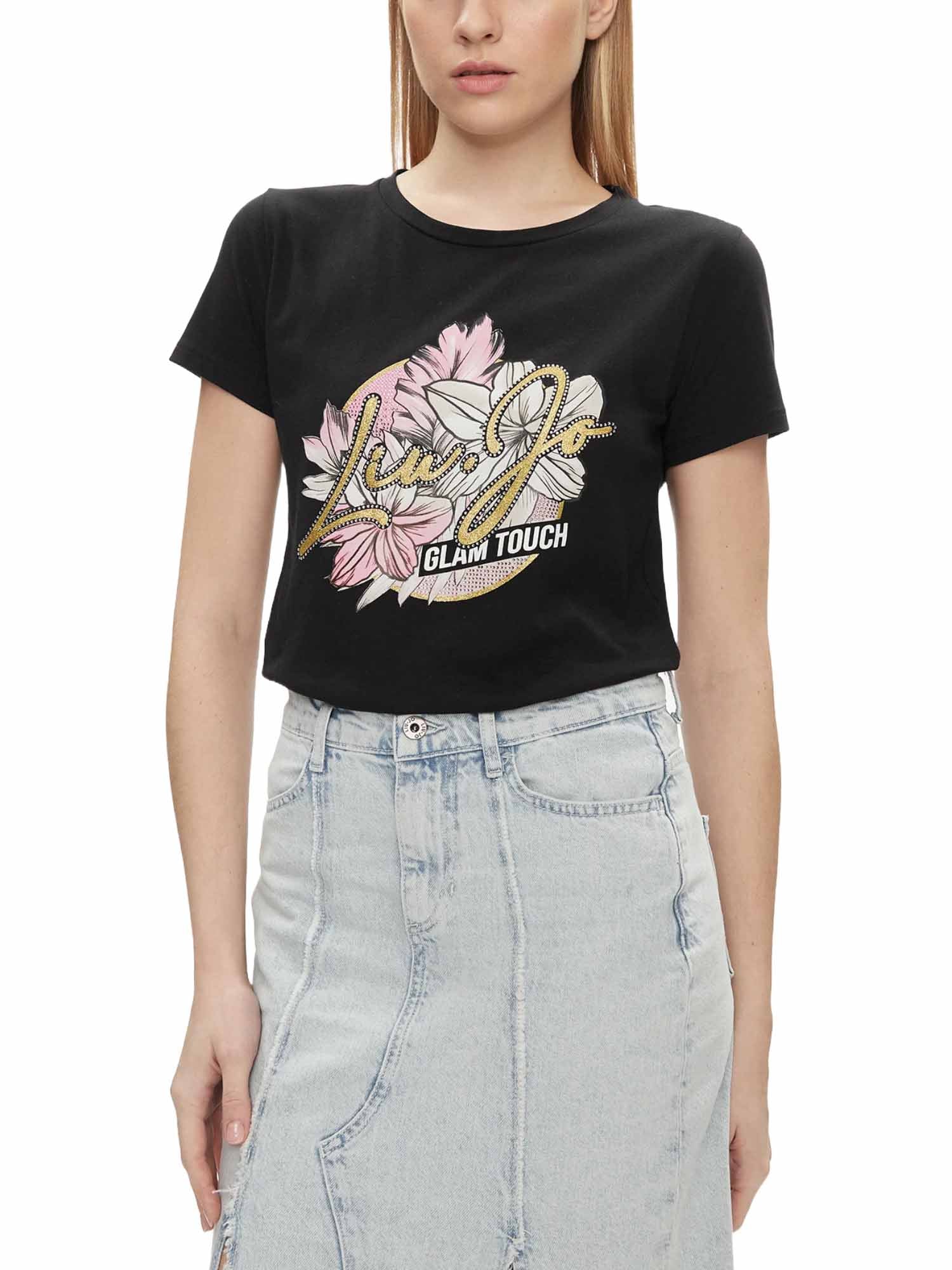 T-shirt Nero Liu-jo