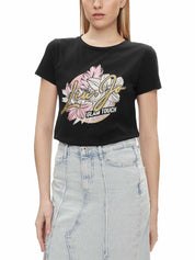 T-shirt Nero Liu-jo