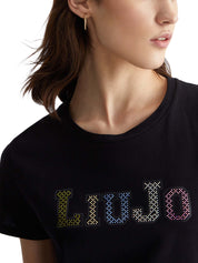 T-shirt Nero Liu-jo