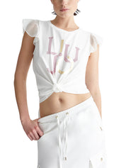 T-shirt Avorio Liu-jo