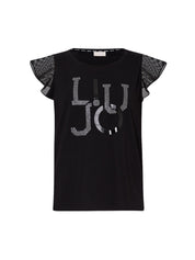 T-shirt Nero Liu-jo