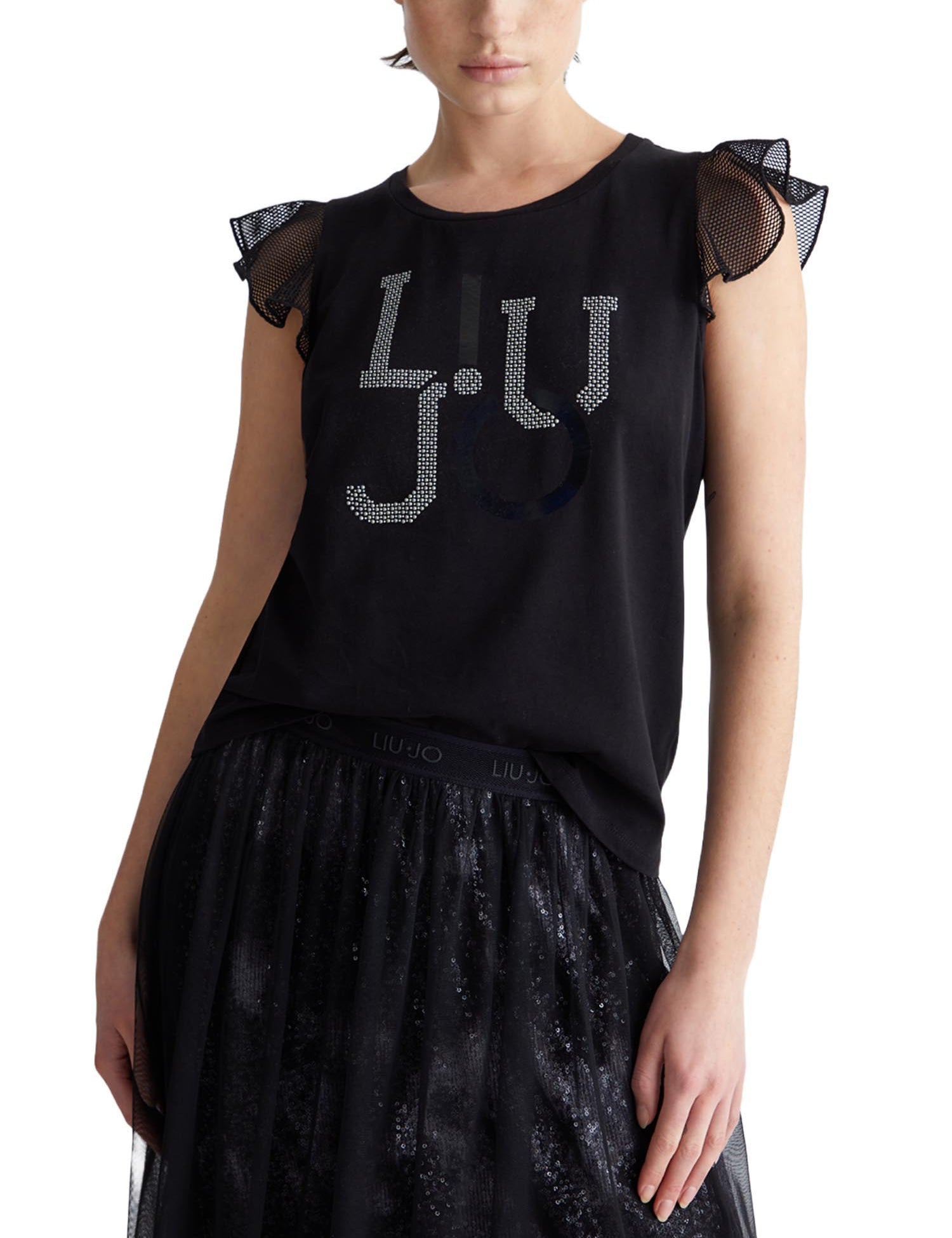 T-shirt Nero Liu-jo