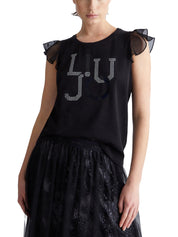 T-shirt Nero Liu-jo