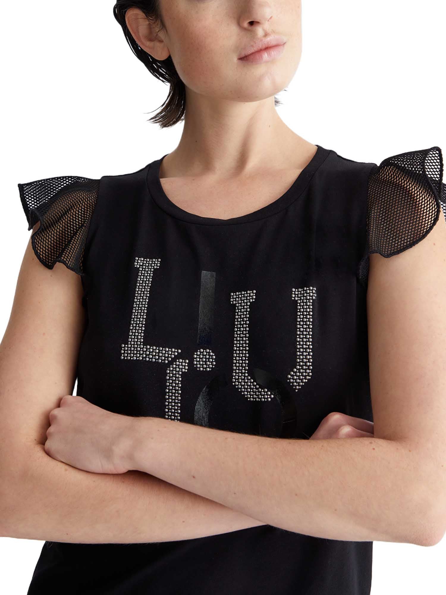 T-shirt Nero Liu-jo
