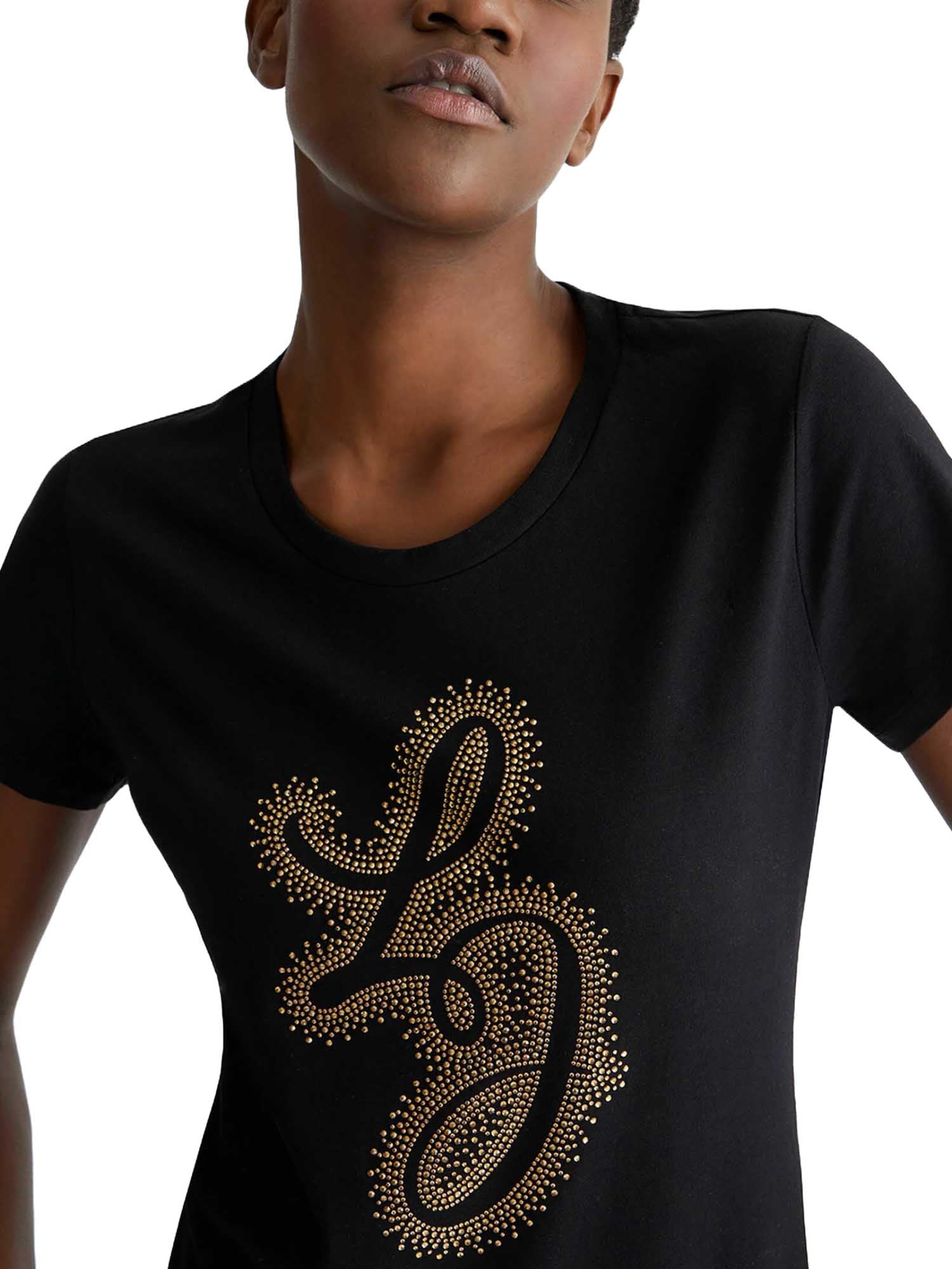 T-shirt Nero Liu-jo
