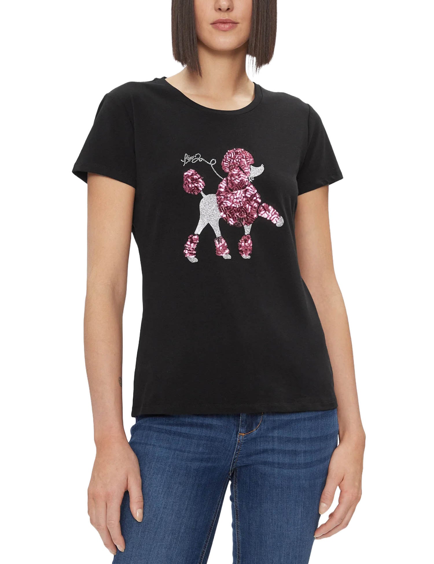 T-shirt Nero Liu-jo