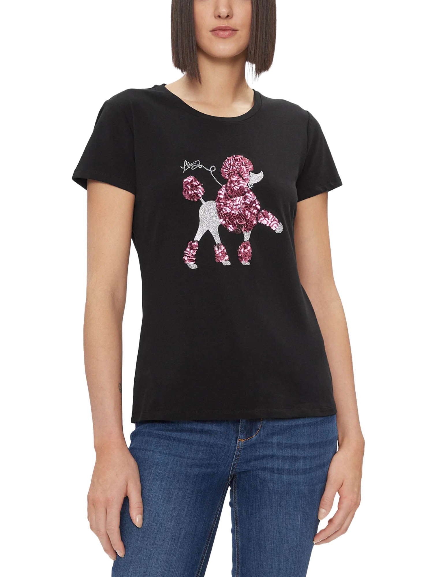 T-shirt Nero Liu-jo