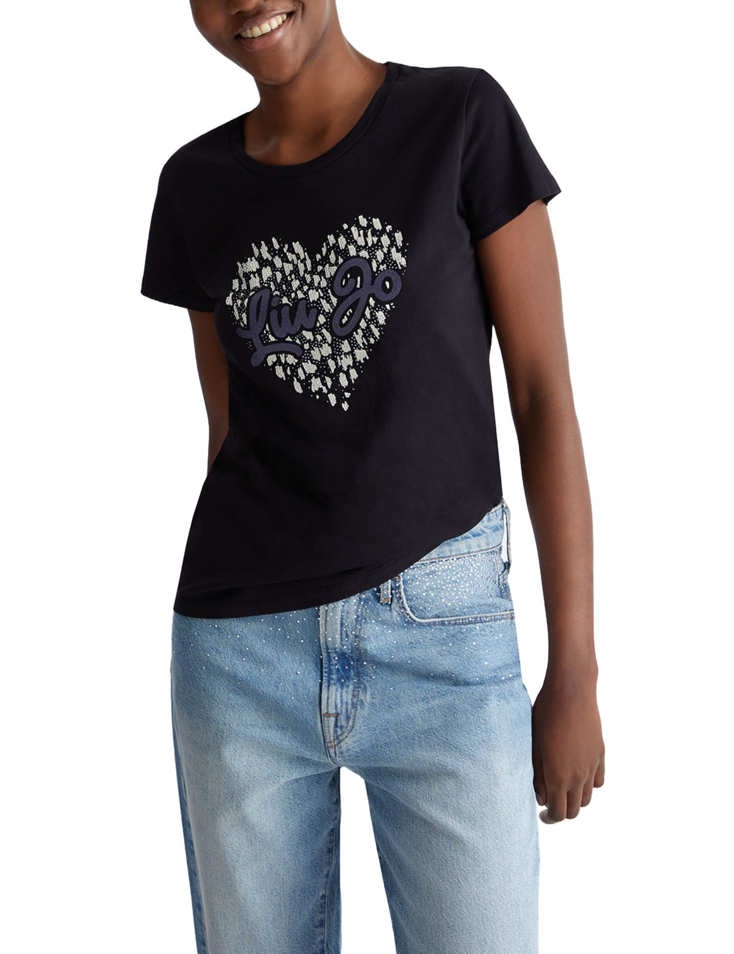 T-shirt Nero Liu-jo