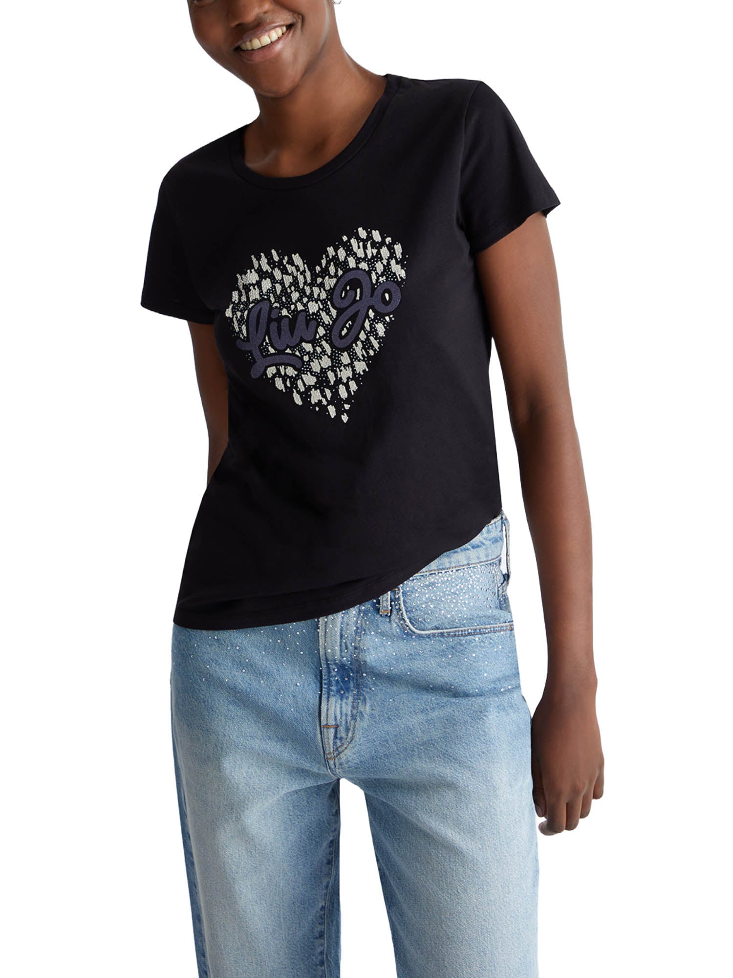 T-shirt Nero Liu-jo