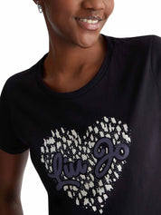 T-shirt Nero Liu-jo