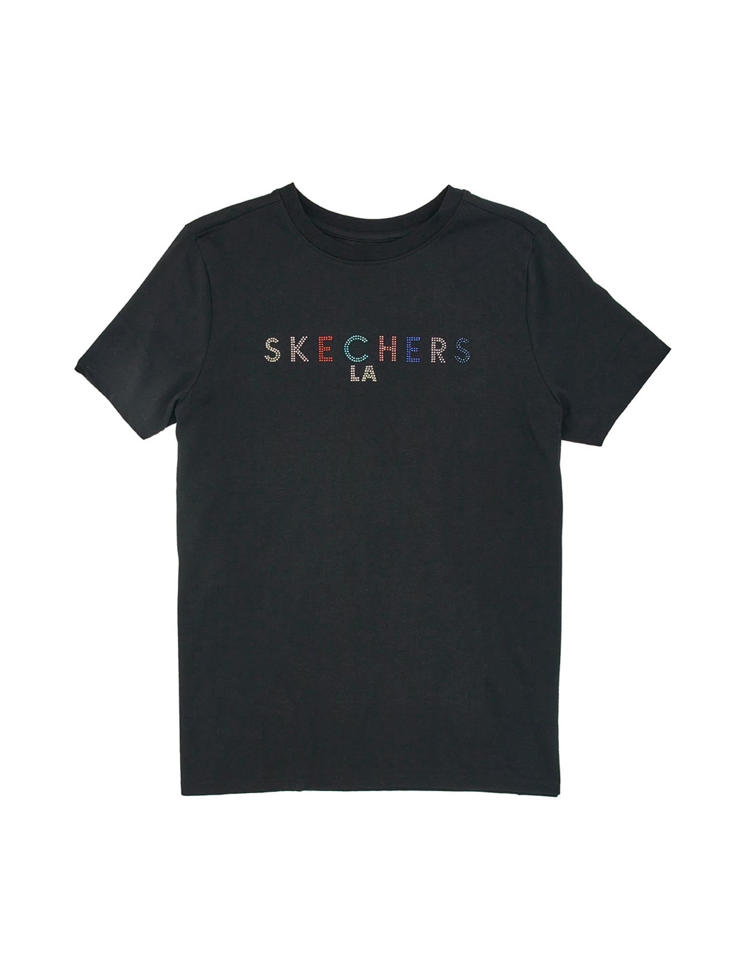 T-shirt Nero Skechers
