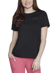 T-shirt Nero Skechers