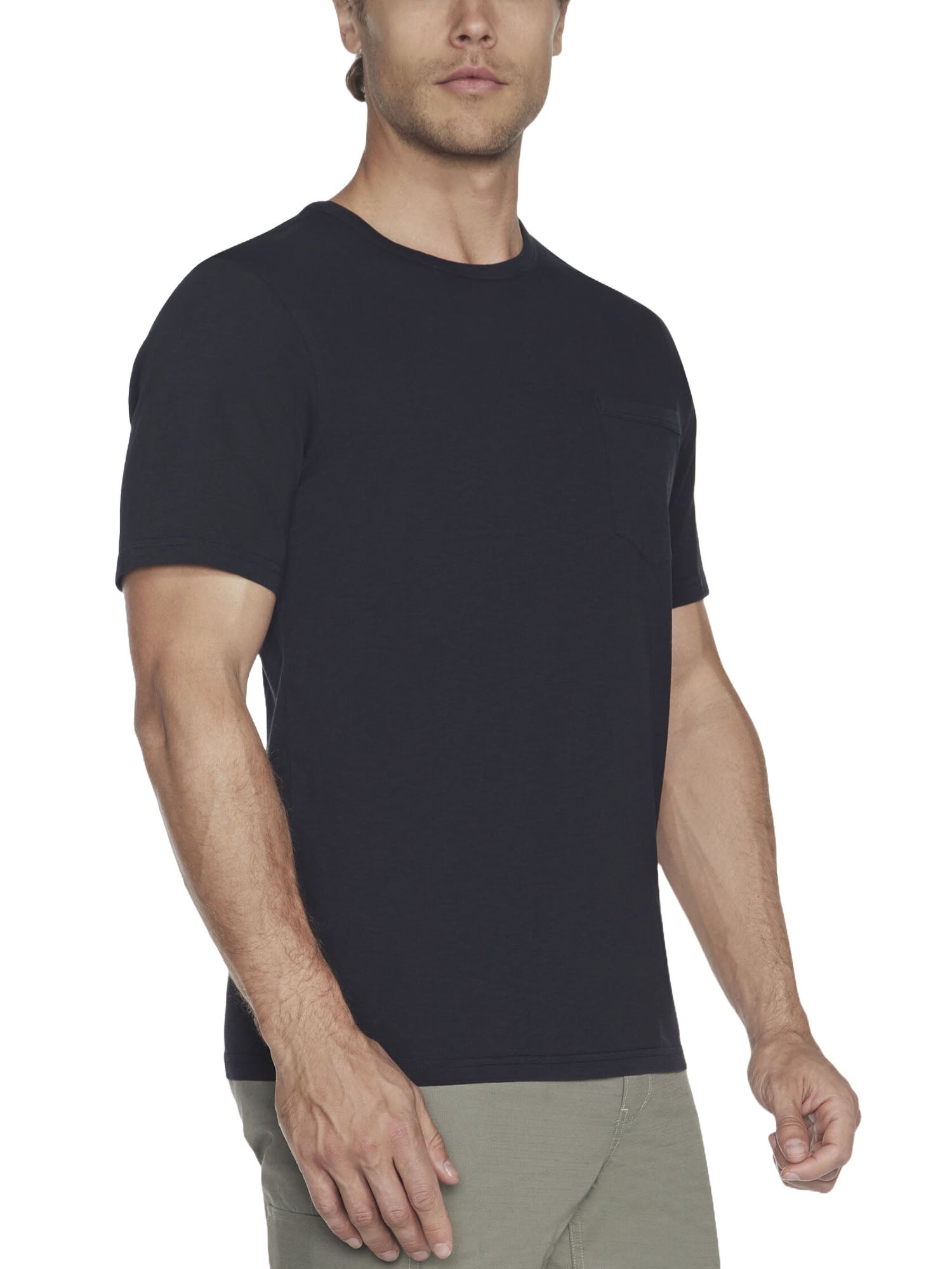 T-shirt Nero Skechers