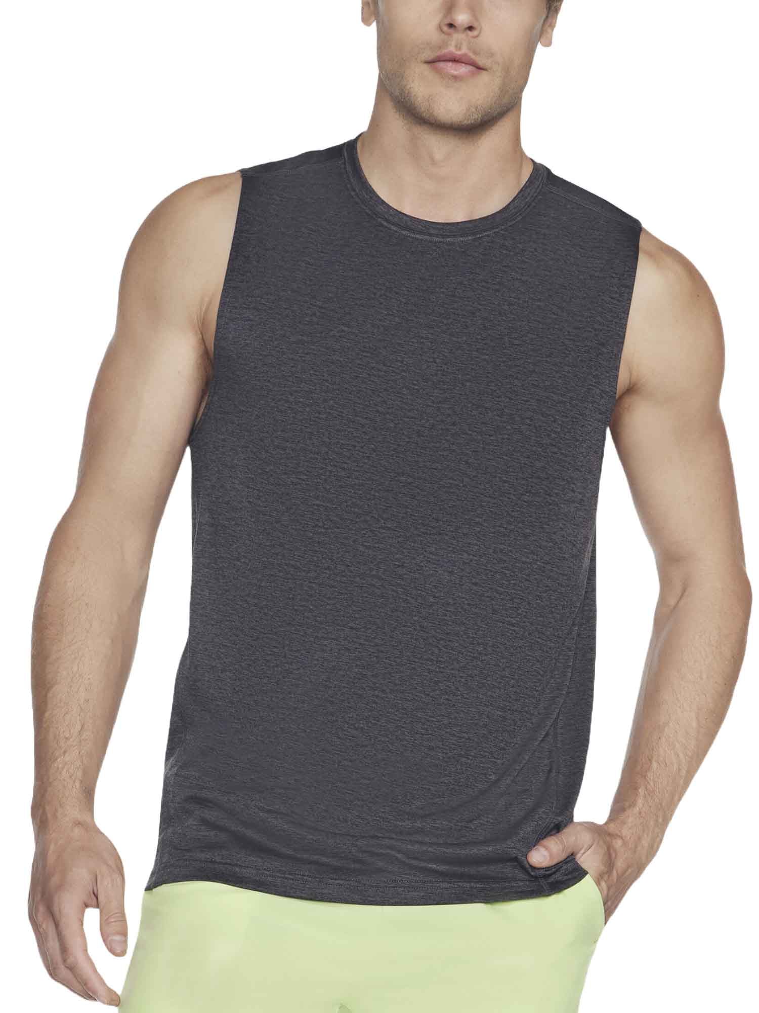 Canotte Antracite Skechers