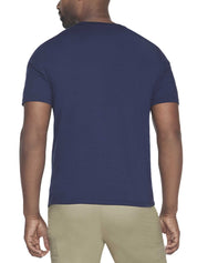 T-shirt Blu Skechers