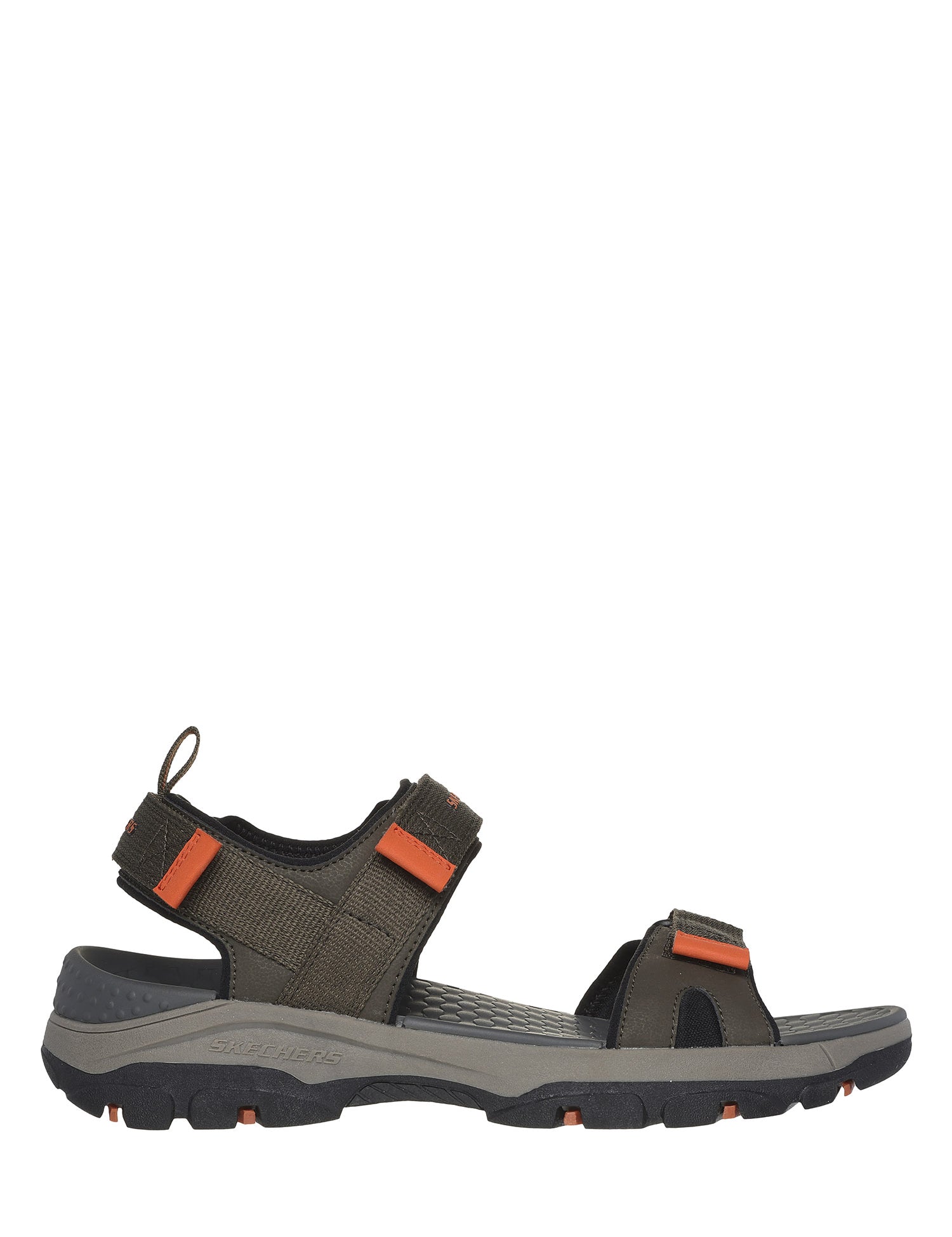 Sandali con strappi Verde Skechers