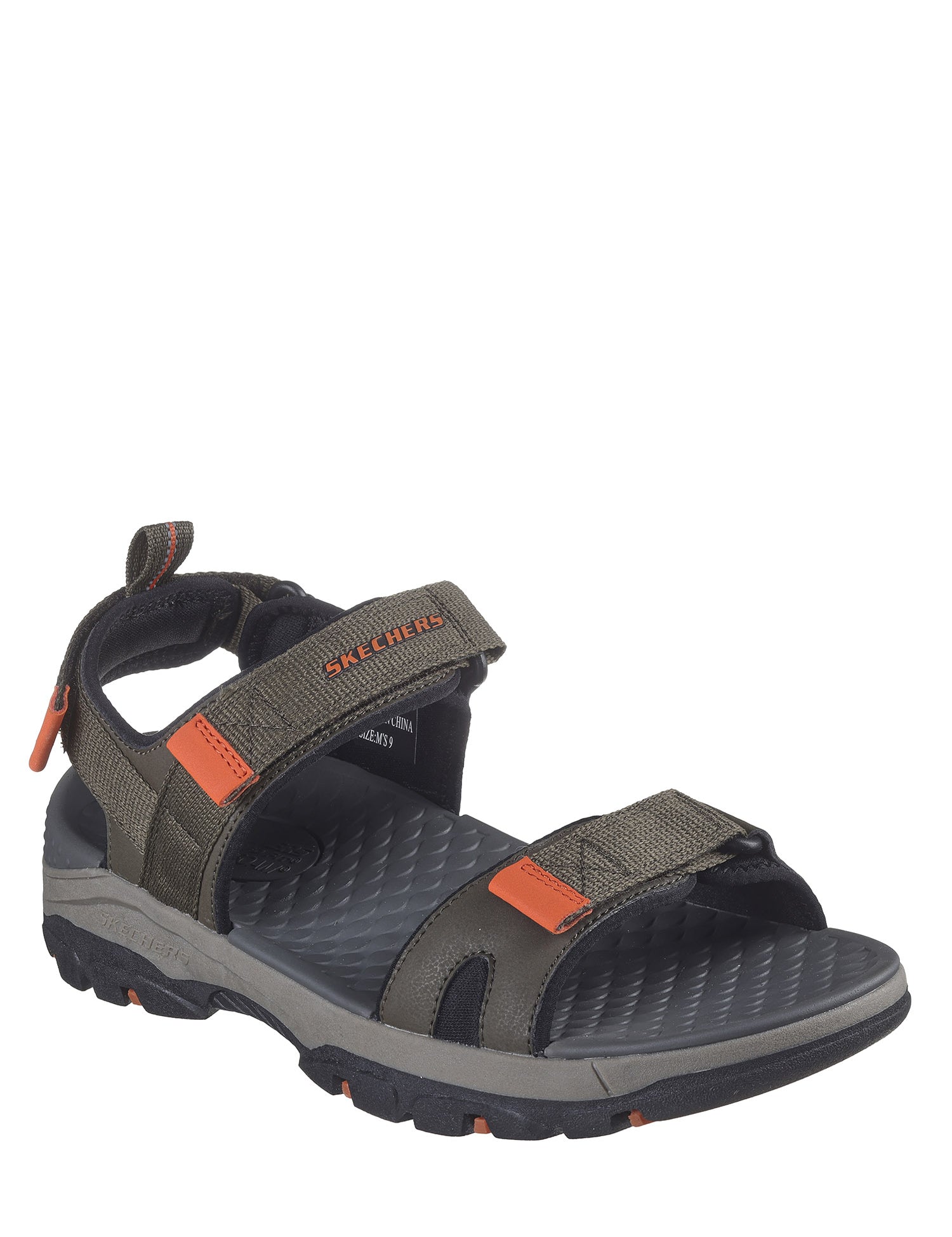 Sandali con strappi Verde Skechers