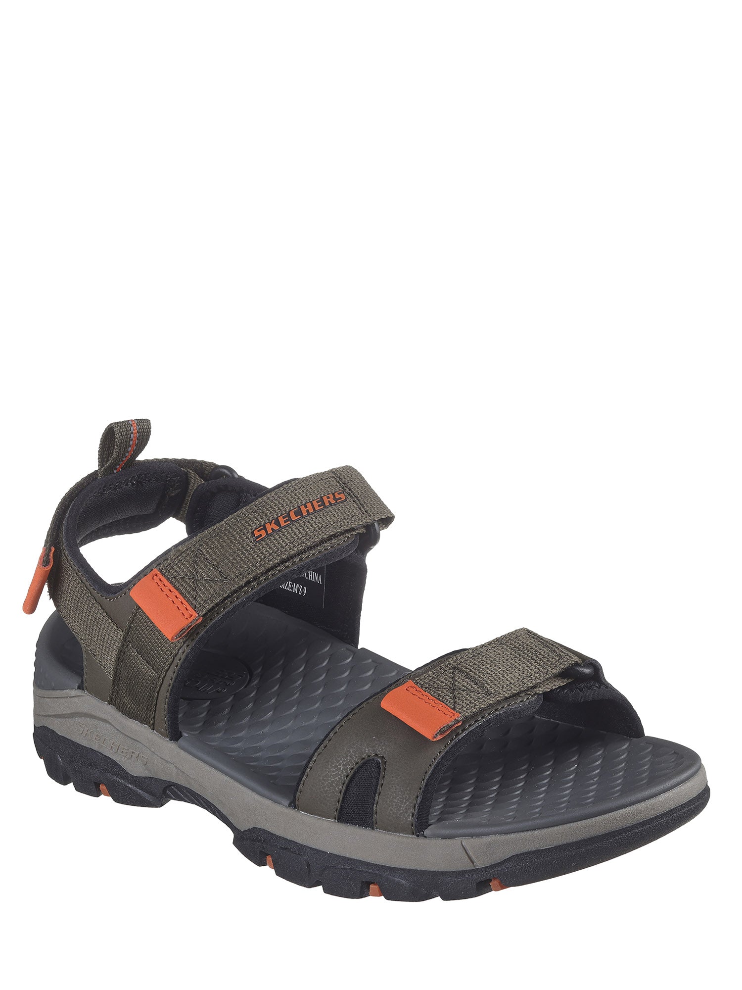 Sandali con strappi Verde Skechers