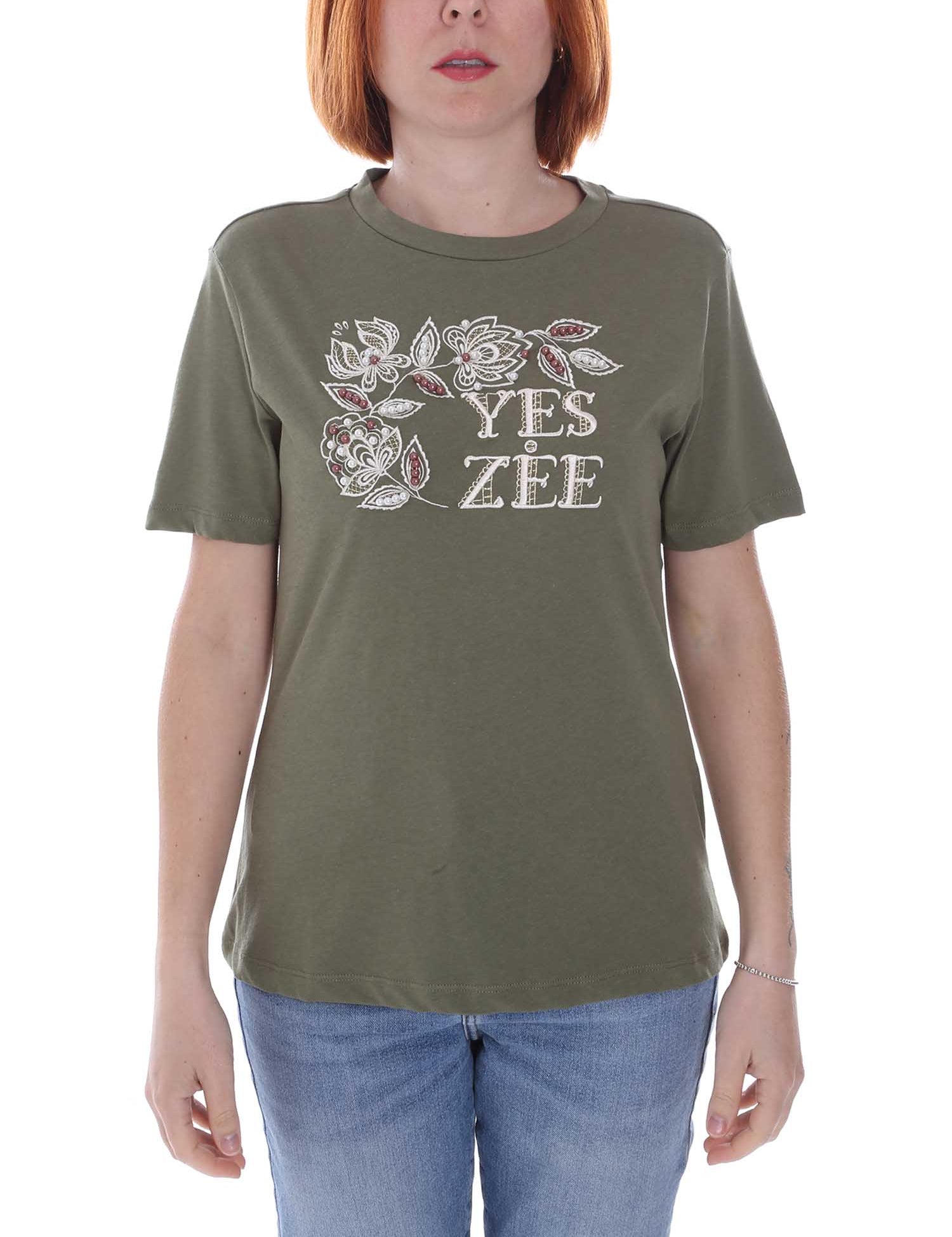 T-shirt Verde Yes-zee