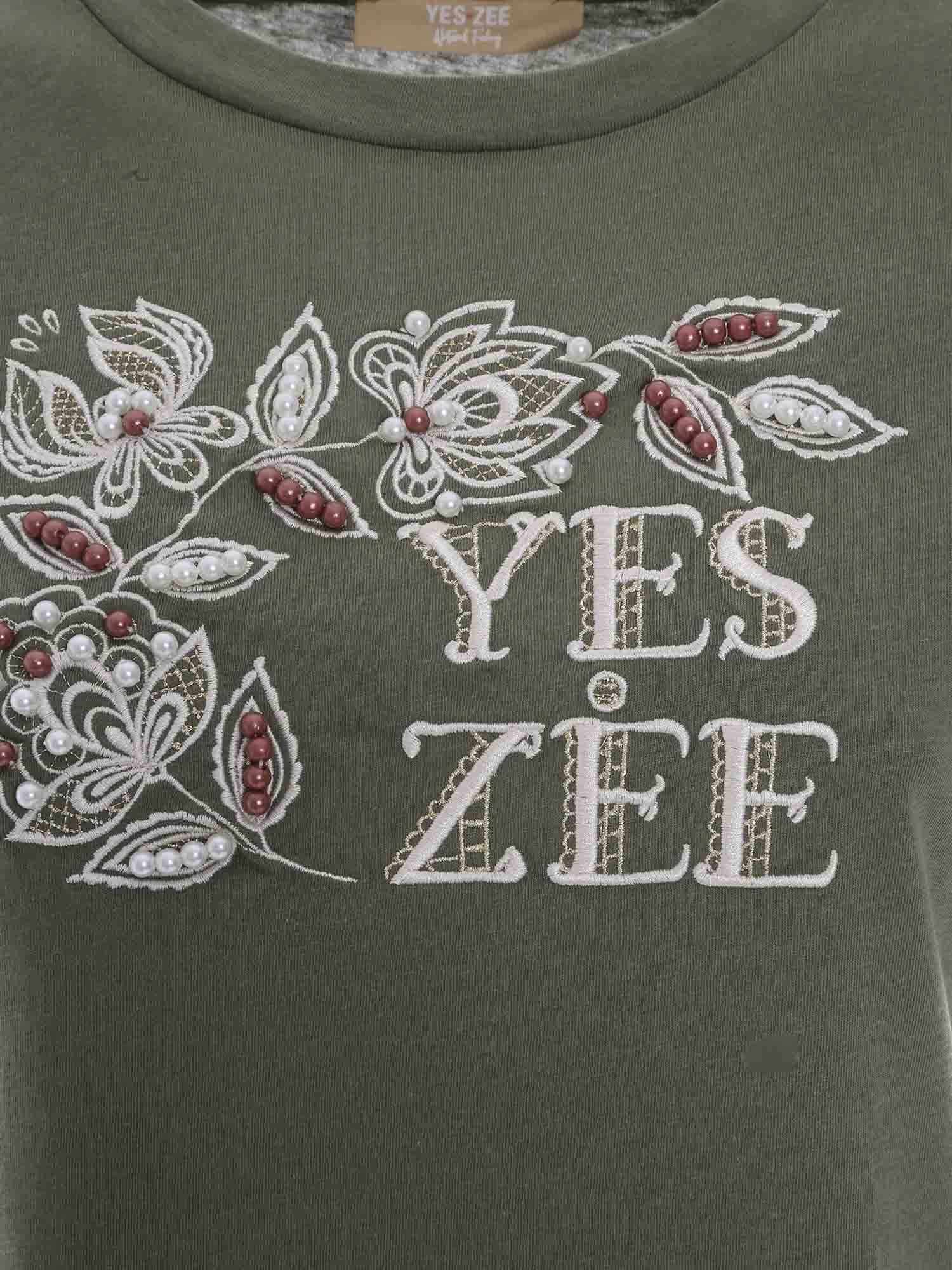 T-shirt Verde Yes-zee