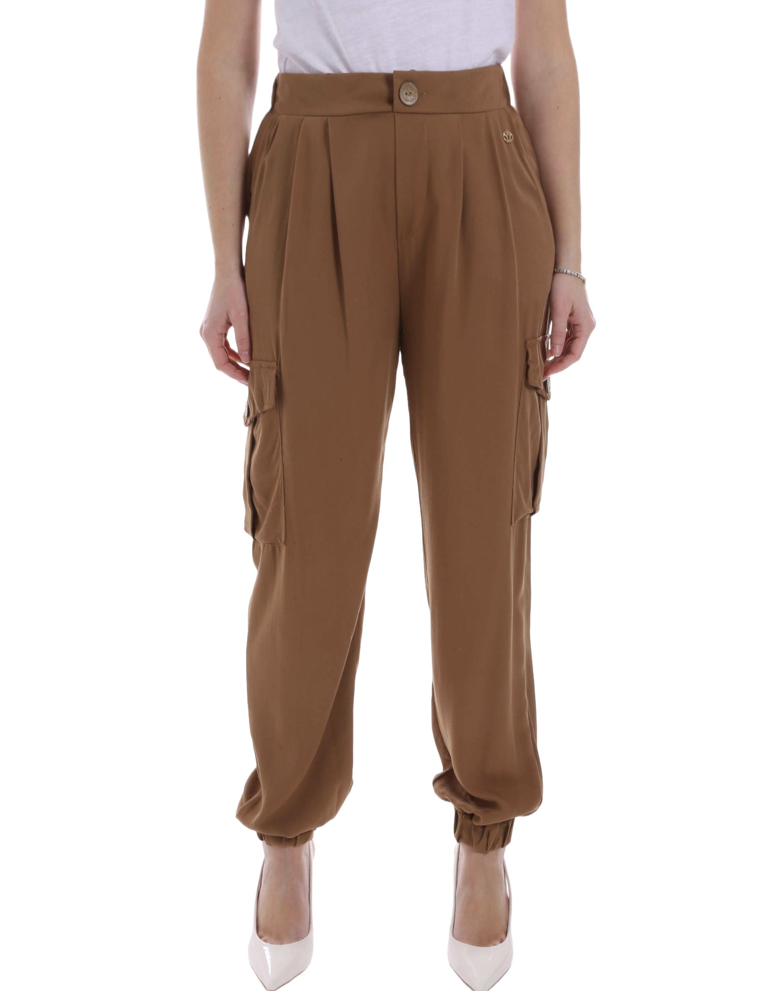 Pantaloni Marrone Yes-zee