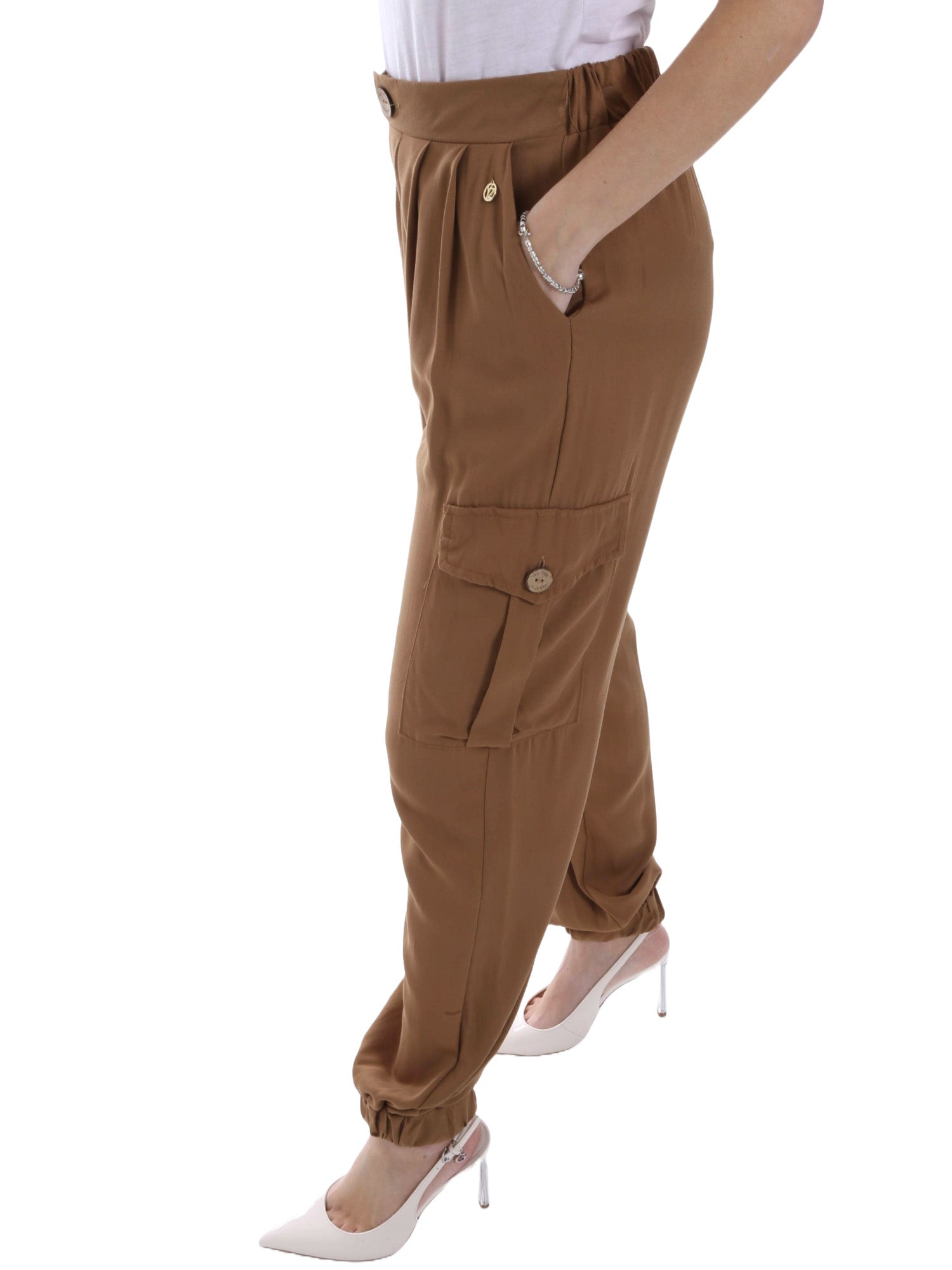 Pantaloni Marrone Yes-zee