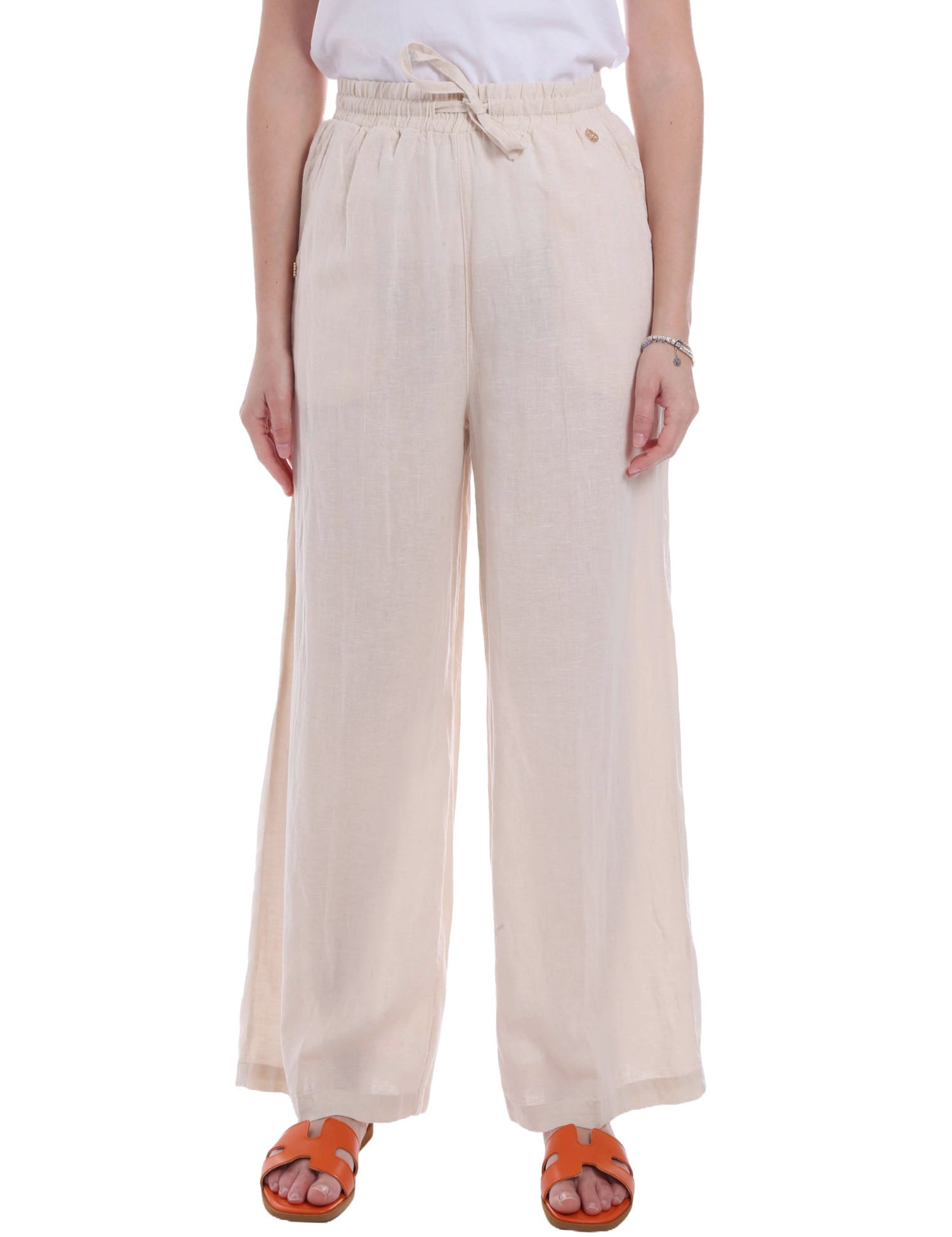 Pantaloni Beige Yes-zee