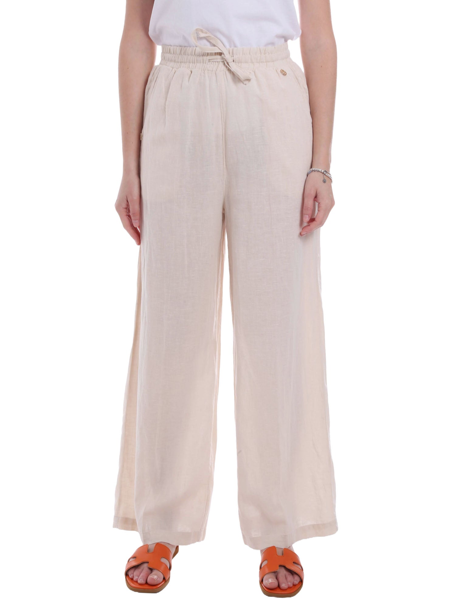 Pantaloni Beige Yes-zee