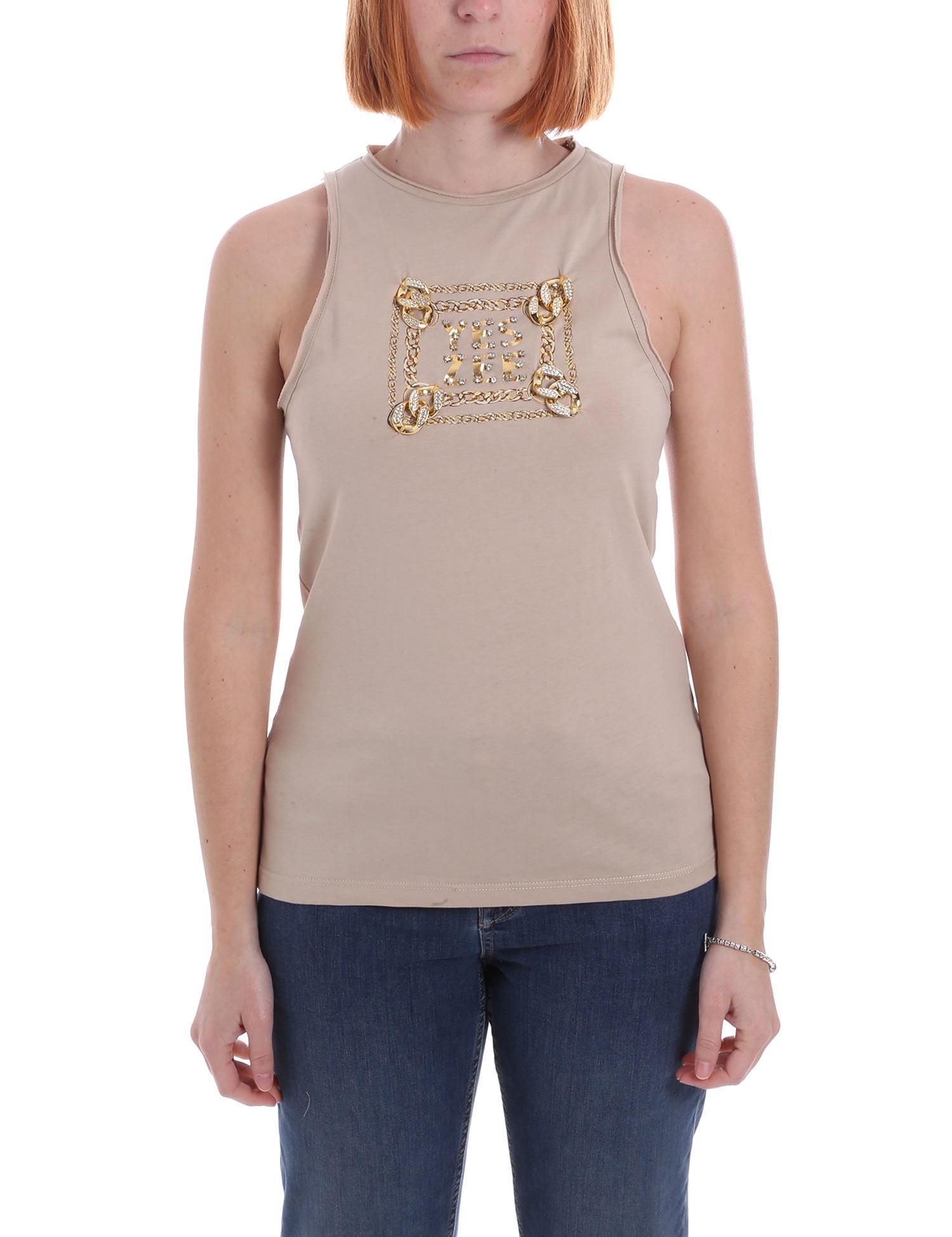 Canotte Beige Yes-zee