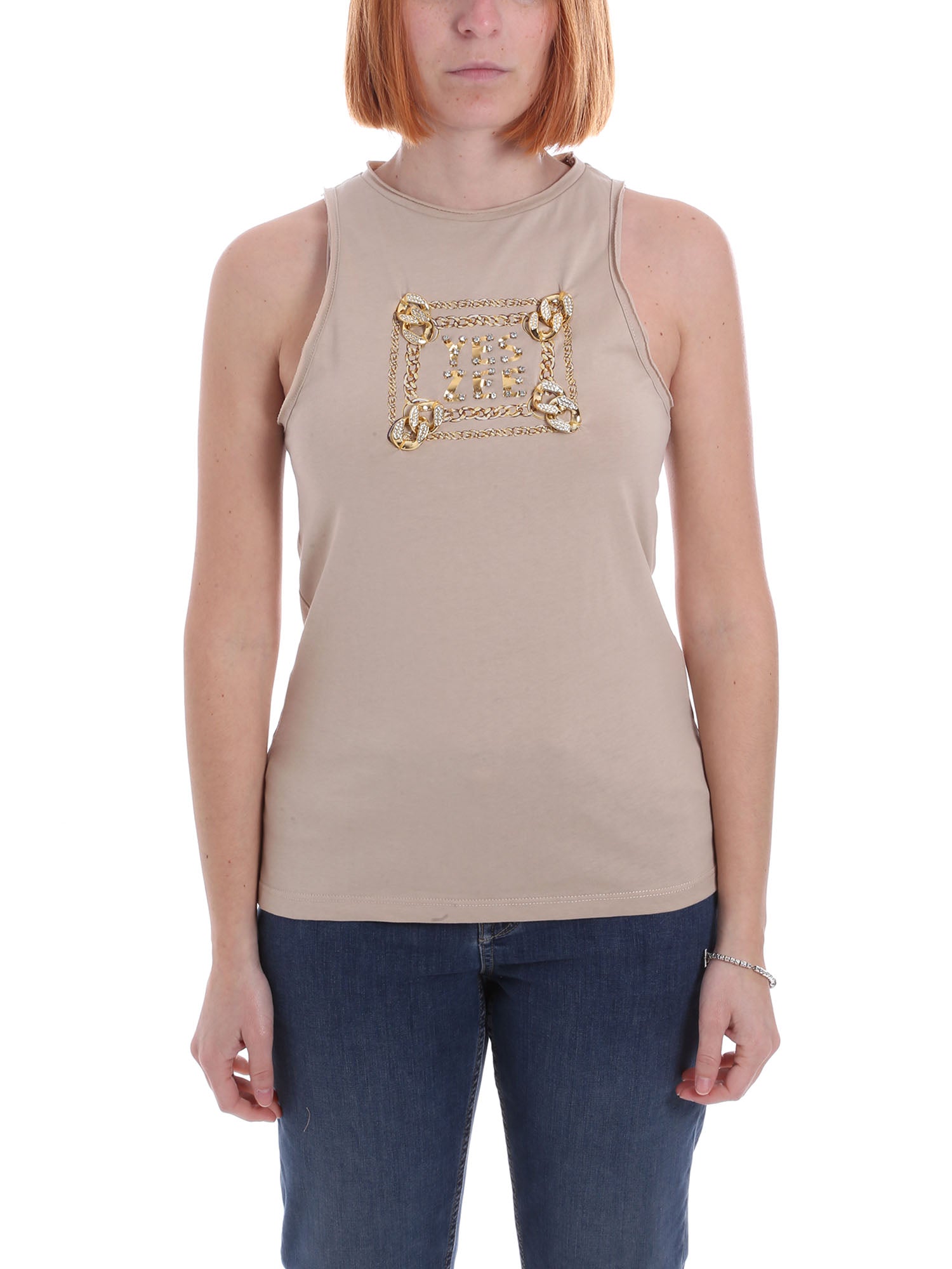 Canotte Beige Yes-zee