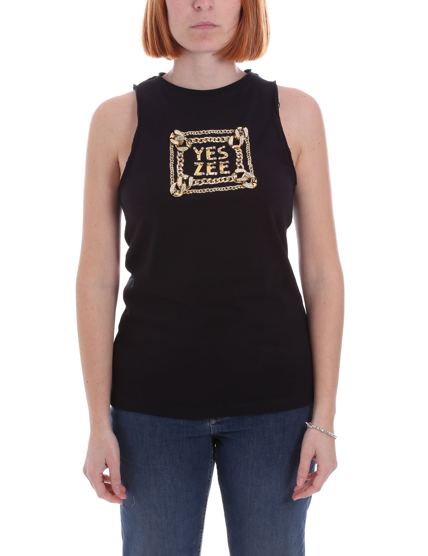 Canotte Nero Yes-zee