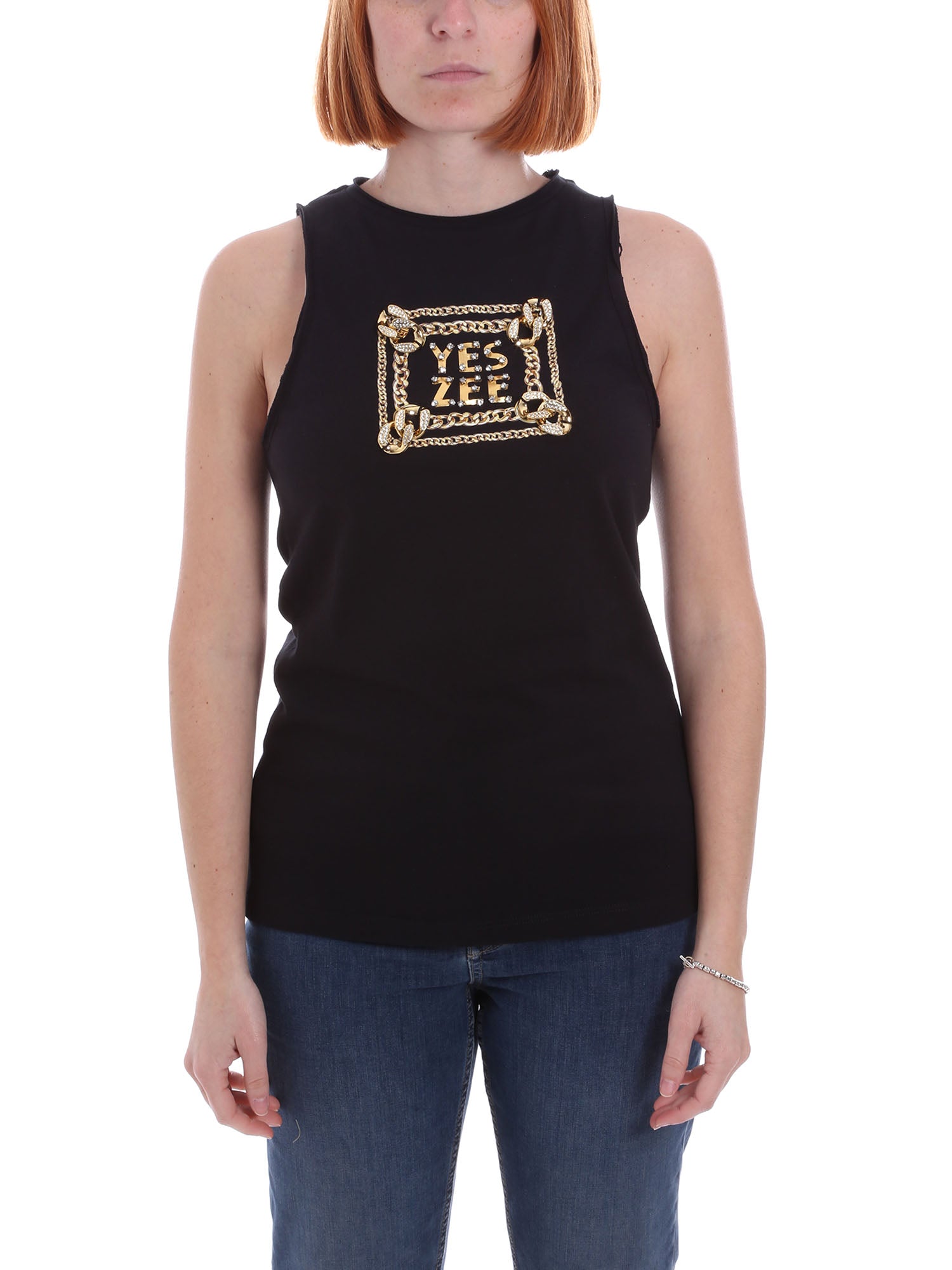 Canotte Nero Yes-zee