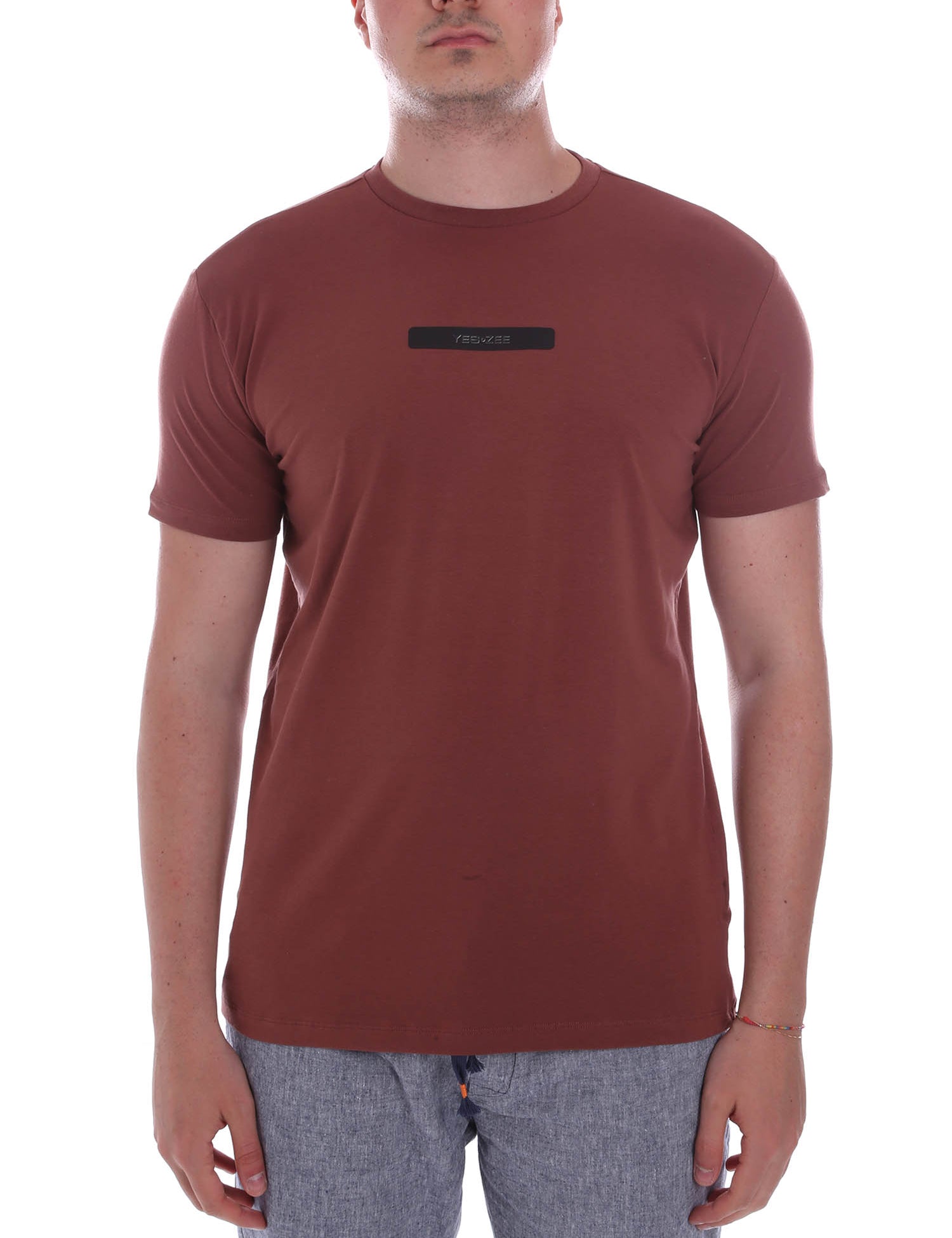 T-shirt Marrone Yes-zee