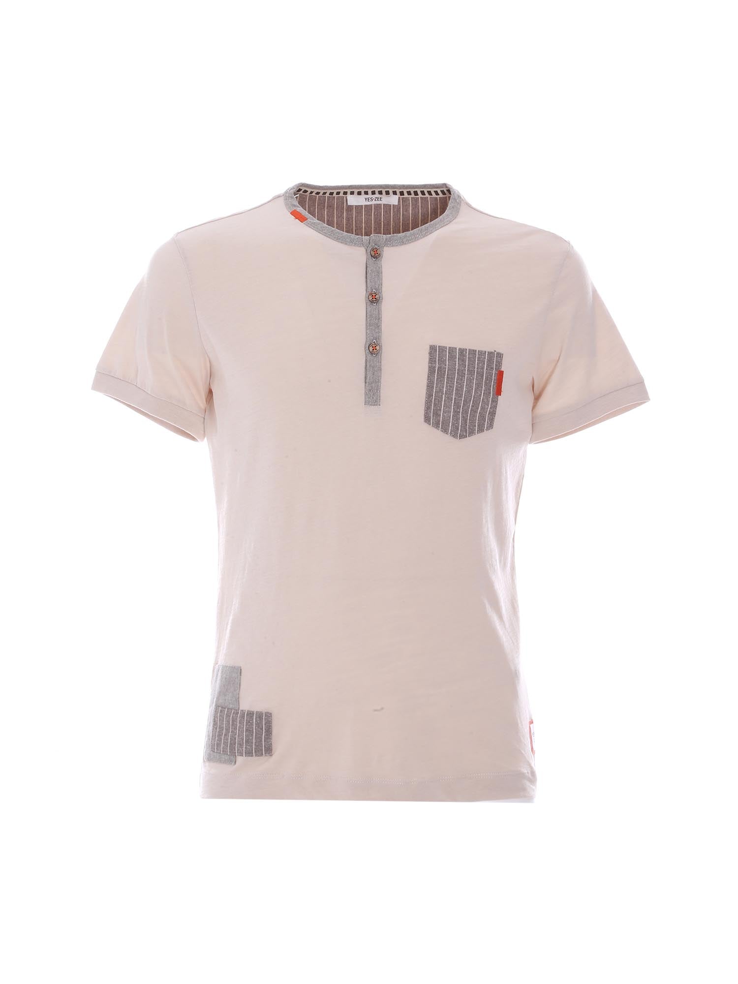 T-shirt Beige Yes-zee