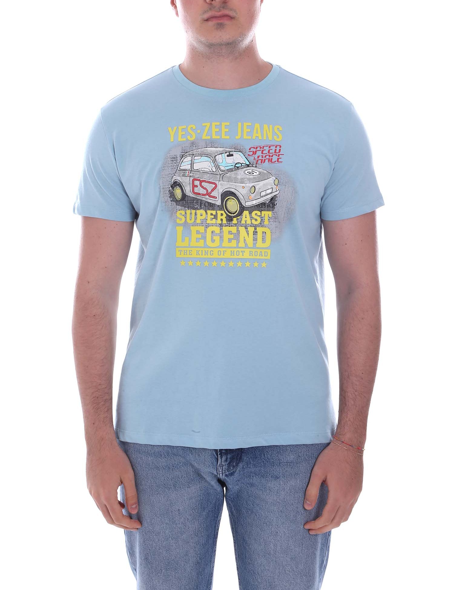 T-shirt Celeste Yes-zee