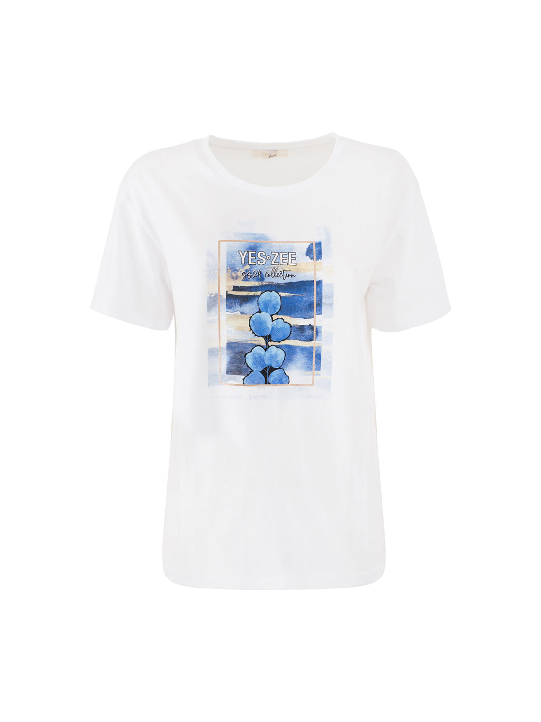 T-shirt Bianco Yes-zee