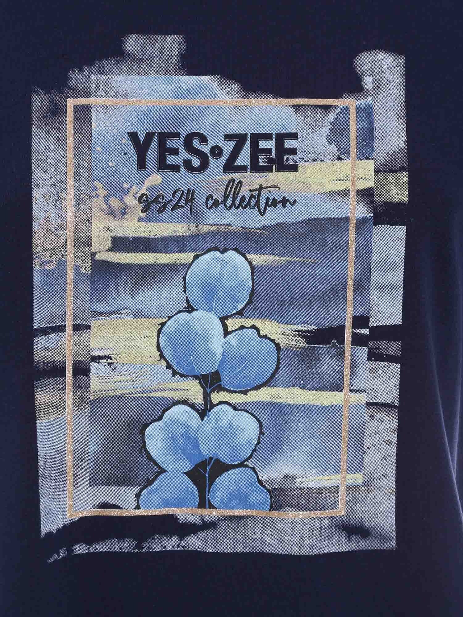 T-shirt Blu Yes-zee