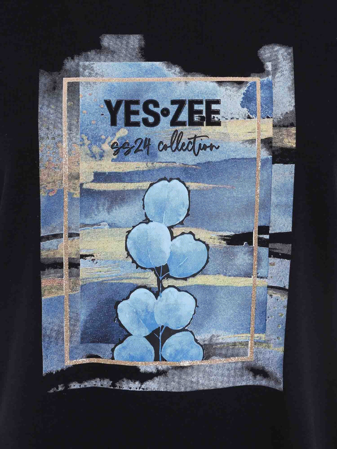 T-shirt Nero Yes-zee