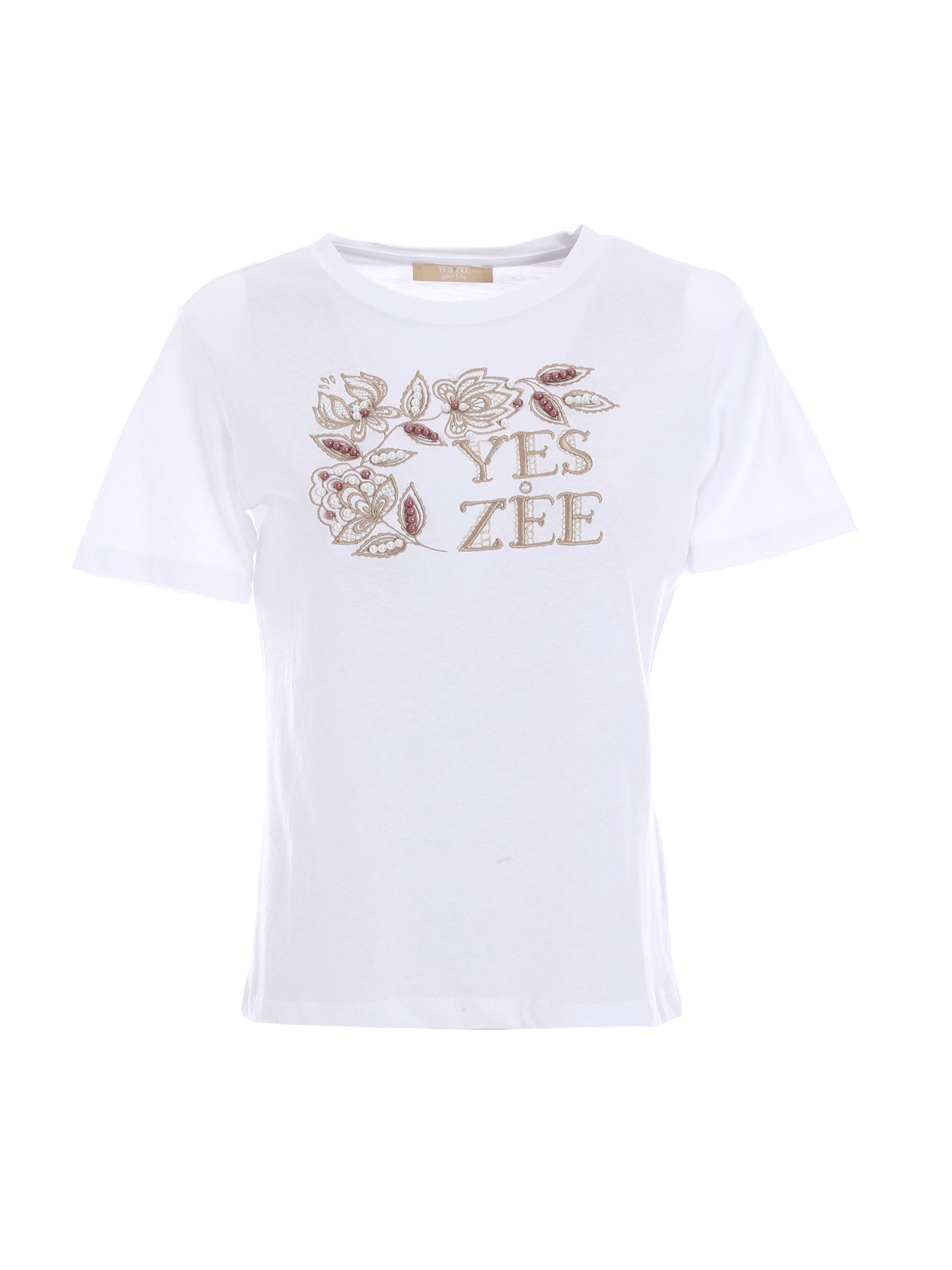 T-shirt Bianco Yes-zee