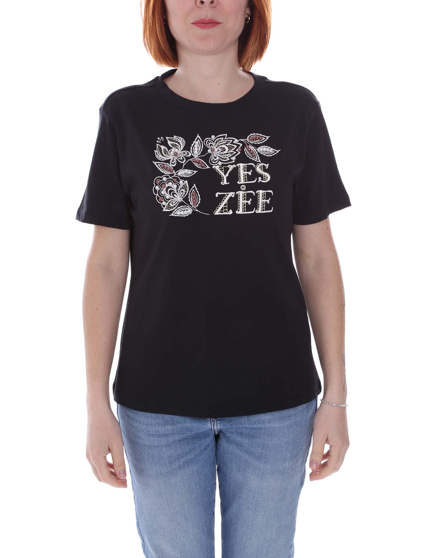 T-shirt Nero Yes-zee