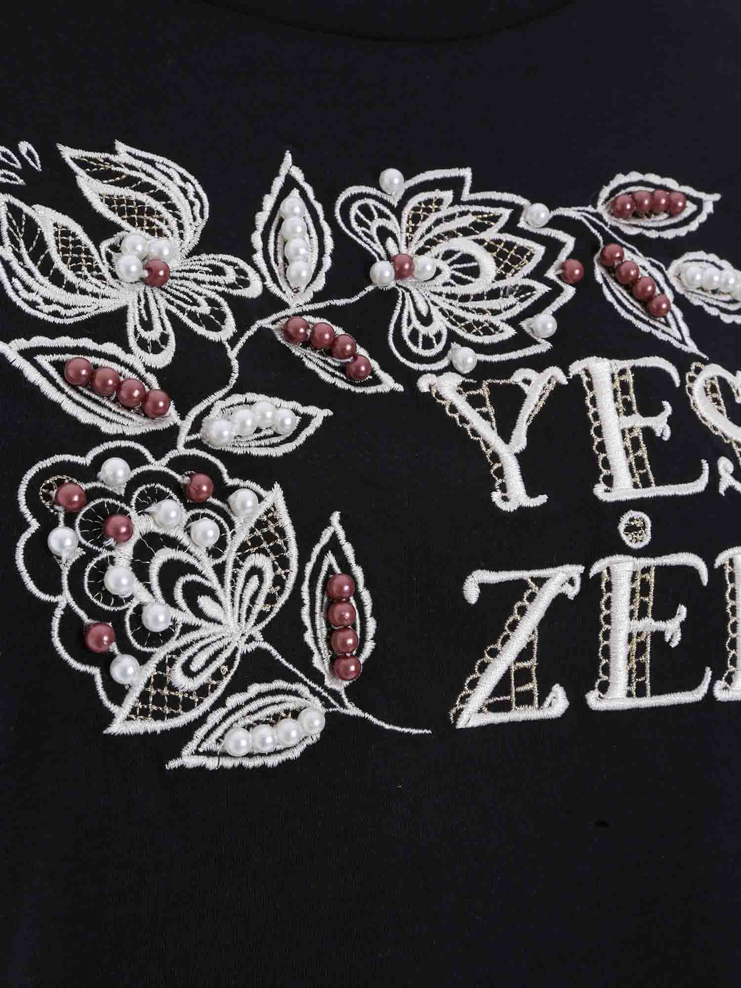 T-shirt Nero Yes-zee