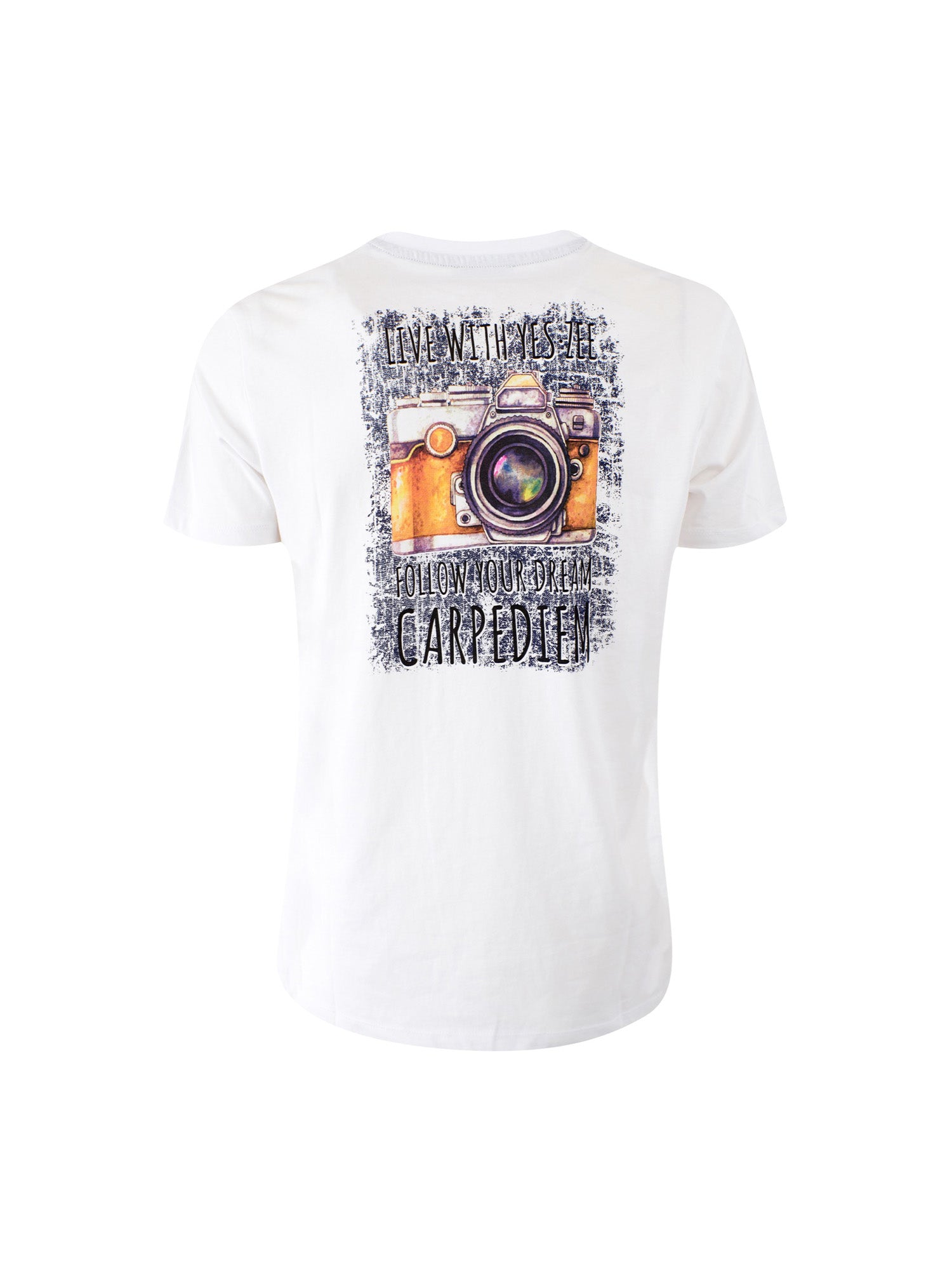 T-shirt Bianco Yes-zee