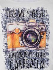 T-shirt Bianco Yes-zee