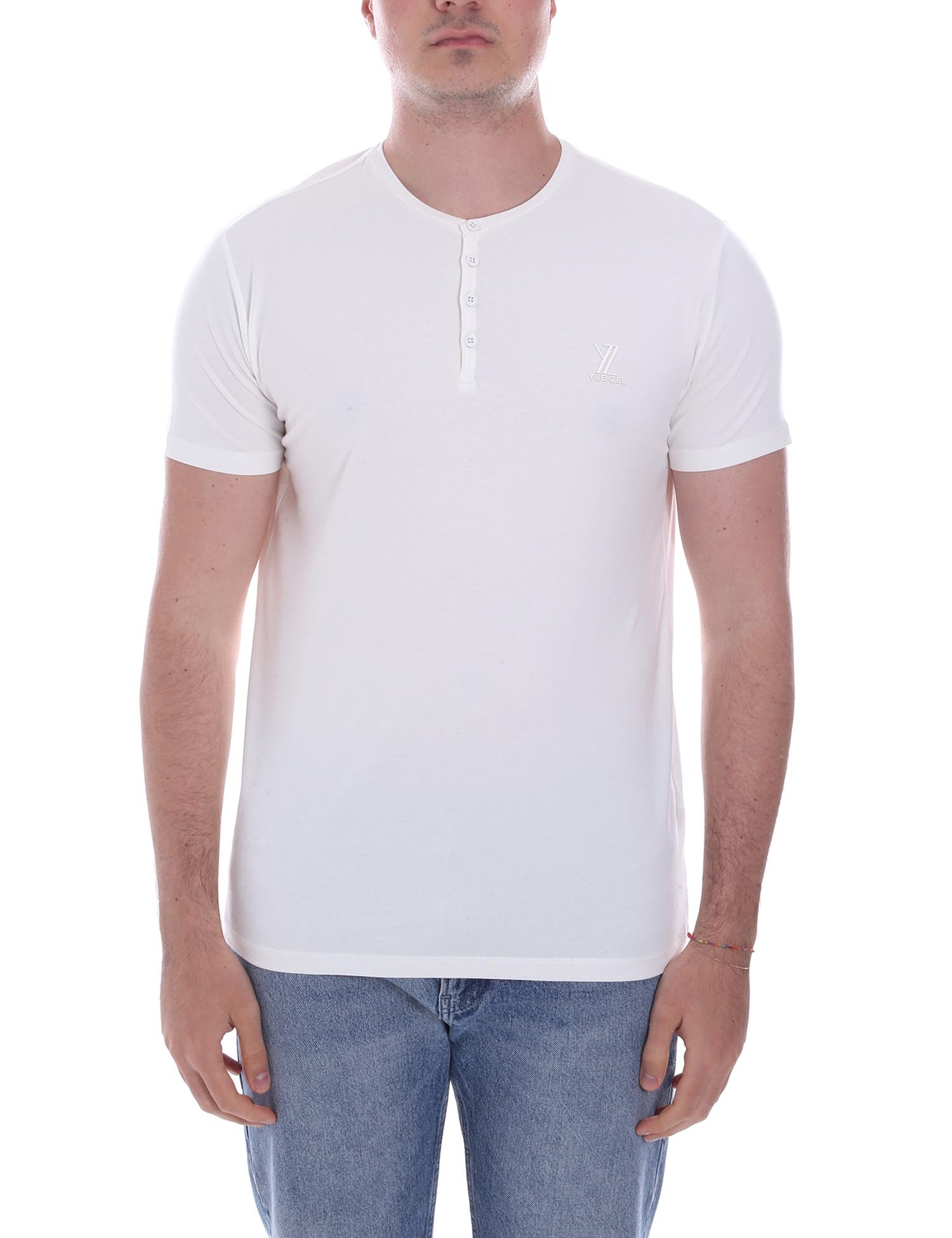 T-shirt Bianco Yes-zee