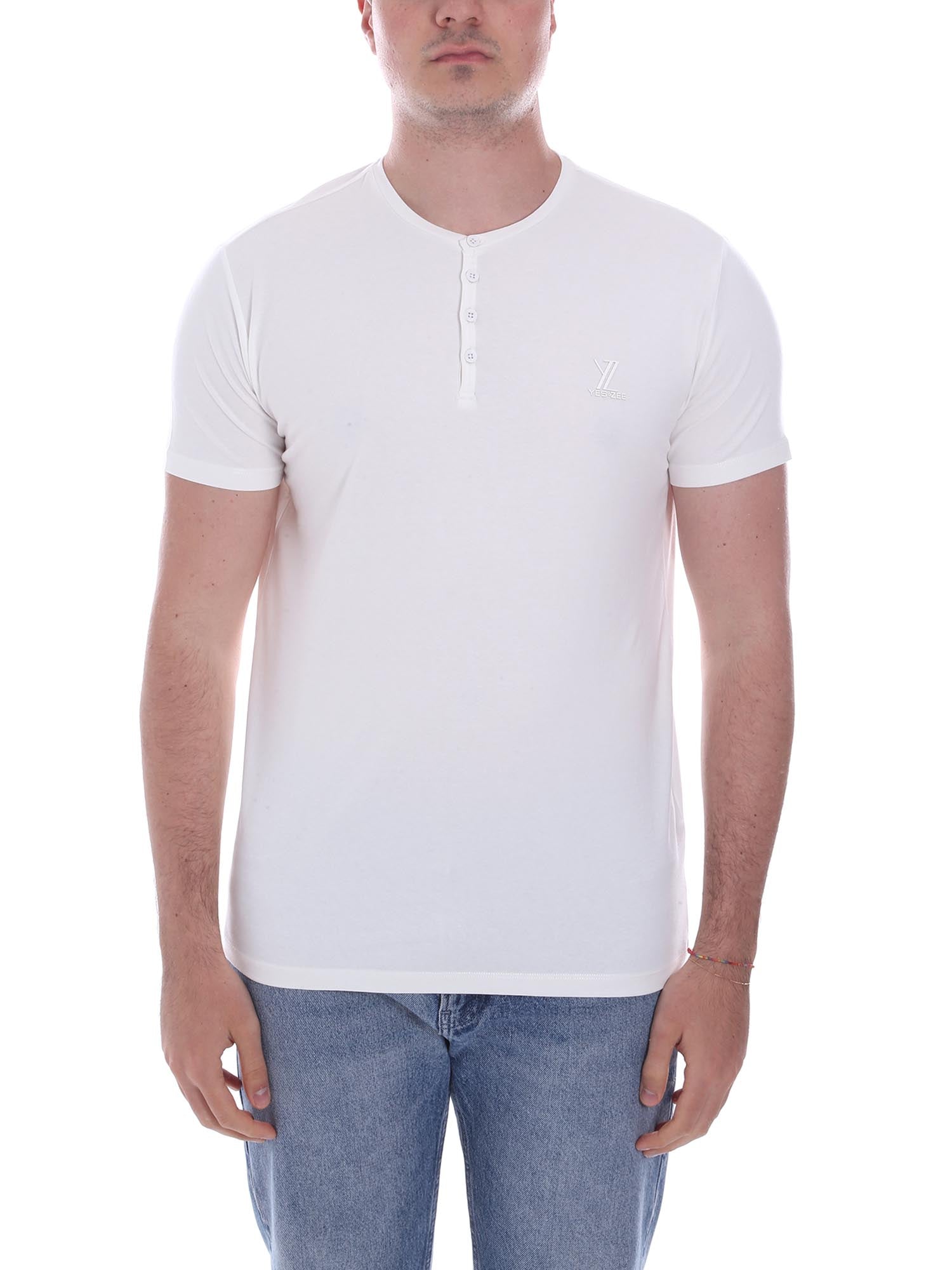 T-shirt Bianco Yes-zee